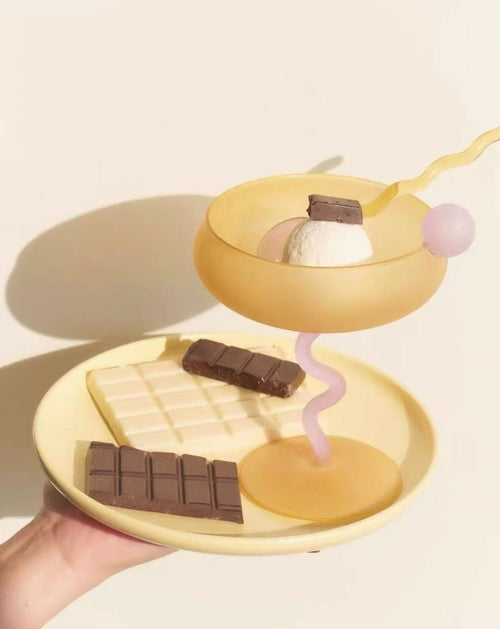 Jelly Bean Wine Glass - Whimsical Cocktail Coupe